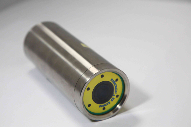 Una vigilancia de la cámara submarina de baja iluminancia de 90 grados con sensor de profundidad y temperatura y luz submarina y 5x zoom