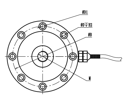 carga de la fuerza celular sensor-oken-7