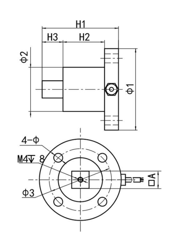 Momento de fuerza sensor-OKEN-7